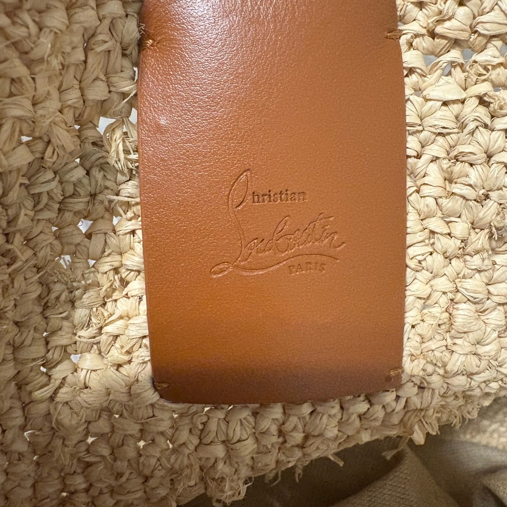 Sold‼️Christian Louboutin Raffia Tote - Picture 4 of 6